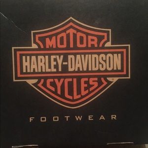 !NIB! Harley Davidson black leather boots